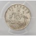 AUSTRALIA 1918 . SIXPENCE . PCGS AU58